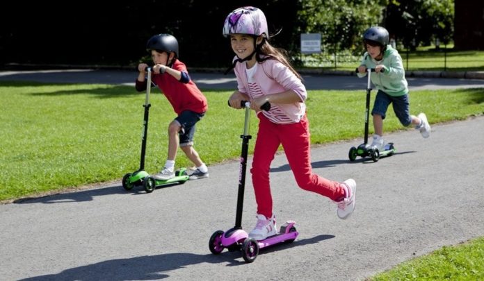 Виды детских самокатов