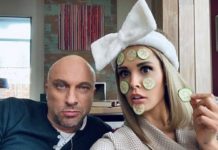 «Конфуз дня»: Горбань в микробикини попыталась снять сексуальное видео с фламинго в бассейне