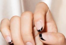 Черный френч на ногтях: более 51 фото новинок и тенденций 2019 года