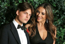 Опять: 17-летний сын Элизабет Херли повторяет ее фото