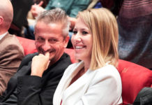 Ксения Собчак и Константин Богомолов вместе на премьере «Однажды… в Голливуде»