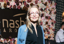 Виктория Давыдова, Дарья Клюкина и Виктория Короткова на коктейле Nashi Argan