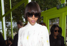 Наоми Кэмпбелл, Натали Эммануэль и Изабель Гулар на показе Valentino