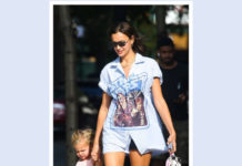 Сколько стоит: рубашка Ирины Шейк со «Звездными войнами»