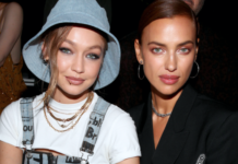 Слишком много красоты на один квадратный метр: Джиджи Хадид и Ирина Шейк на показе Недели моды в Нью-Йорке