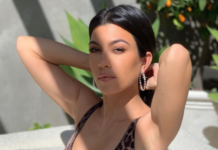 Звездная тусовка: Кортни Кардашьян и Роузи Хантингтон-Уайтли на вечеринке у бассейна