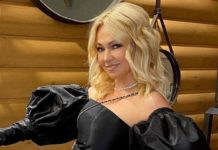 Рудковская, облачившись в платье Chanel, предстала на вечеринке с Манукяном и Киркоровым