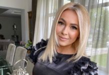 «Детей оставила на мужа»: Рудковская в черном платье в пол вышла в свет с Киркоровым