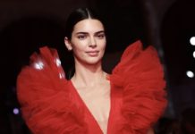 Это надо видеть! Кендалл Дженнер в красном платье взорвала показ Giambattista Valli Loves H&M