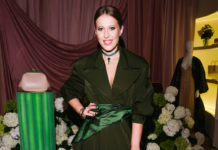 Алеся Кафельникова, Ксения Собчак и Надежда Оболенцева на коктейле Ulyana Sergeenko