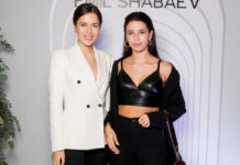 Самира Мустафаева, Стефания Маликова и Ксения Шипилова на показе Emil Shabaev