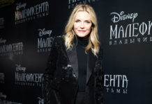 Мишель Пфайффер, Мария Кожевникова и Оксана Акиньшина на премьере фильма «Малефисента: Владычица тьмы»