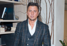 Павел Прилучный, Агата Муцениеце и Айза Анохина на ужине Golden Triangle