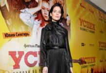 Юлия Снигирь, Евгений Цыганов и Роман Курцын на премьере фильма «Успех»