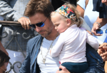 В одном стиле! Новый выход Брэдли Купера с дочкой Леей