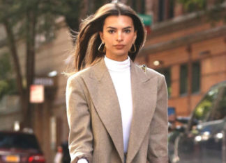 Самый стильный выход Эмили Ратаковски. Где купить такой же жакет?