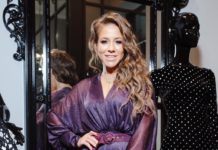 Виктория Лопырева, Юлия Барановская, Милана Тюльпанова, Настя Задорожная на открытии нового ателье Инны Жирковой MiloMilo