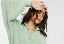 Где купить: стильный свитер-поло на зиму