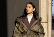 Как носить дутые пуховики и удлиненные куртки с поясом? Показывают I Am Studio