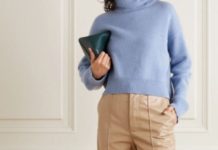 В стиле Ким Кардашьян: где купить кожаные брюки на осень