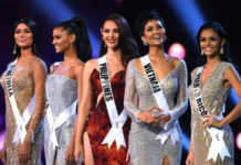 Фото дня: участницы конкурса «Мисс Вселенная 2019» с макияжем и без него