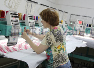 Промышленные вышивальные машины