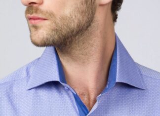 Воротники мужской рубашки