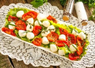 5 аппетитных салатов с моцареллой для настоящих гурманов