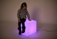 Светодиодный куб — отличное решение для интерьера