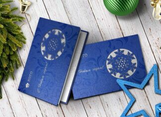 Стильный знак внимания – корпоративная открытка