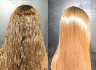 Бразильское выпрямление волос