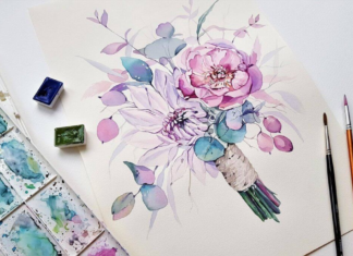 Как научиться рисовать акварелью с нуля