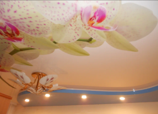 Красота натяжного потолка