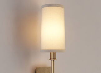 Расширение пространства с помощью бра и другого освещения