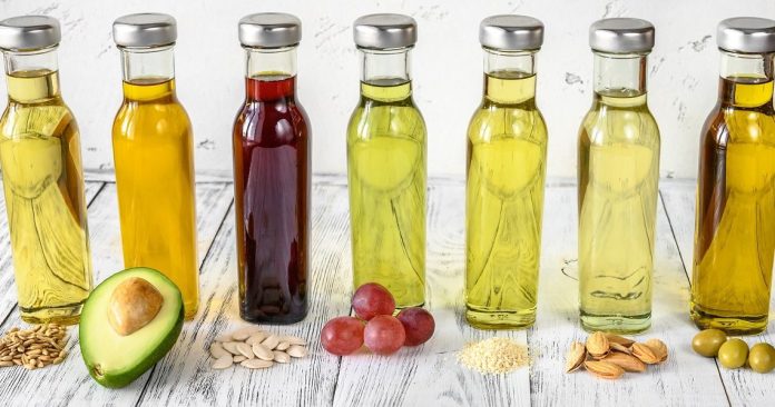 Assortment of vegetable oils