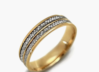 Золотое обручальное кольцо с алмазной гранью: плюсы и недостатки