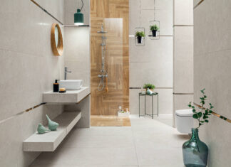 Как выбрать серый керамогранит для ванной