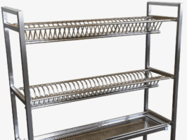 Стеллажи для сушки посуды: удобство и функциональность на кухне